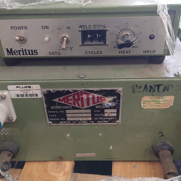 Meritus single sided resistance poke welder 8kva from £900 GBP